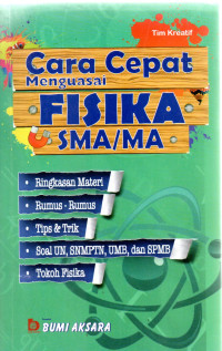 Image of Cara Cepat Menguasai Fisika SMA/MA