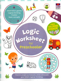 Image of Logic Worksheet For Preschooler 4+