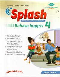 Image of Splash Bahasa Inggris 4 SD/MI Kelas IV